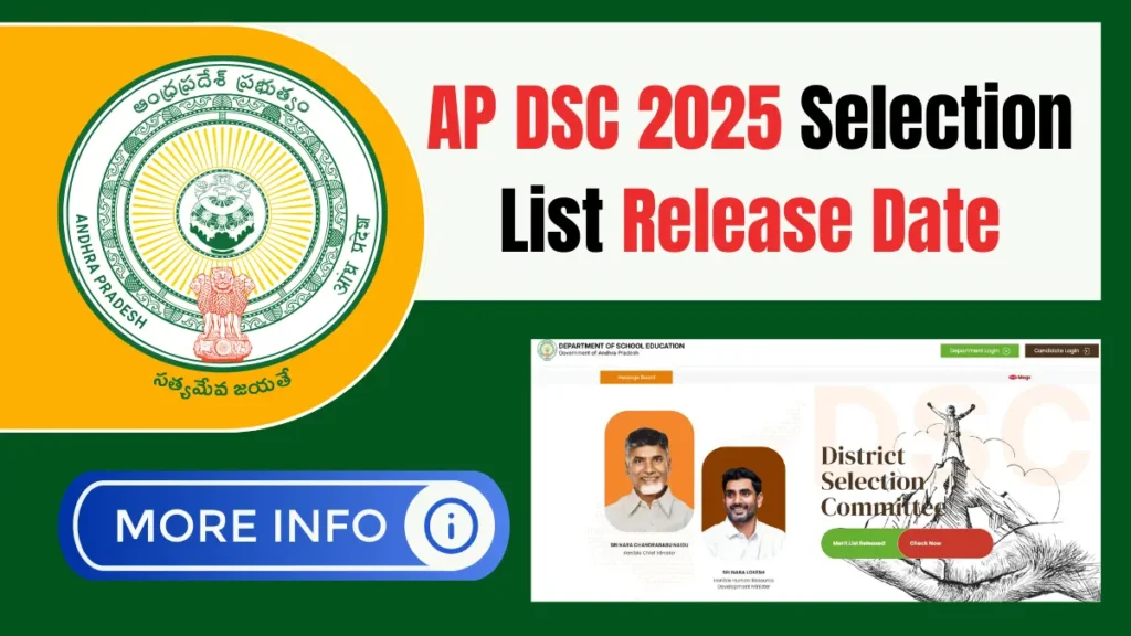 AP DSC 2025 Selection List Release Date