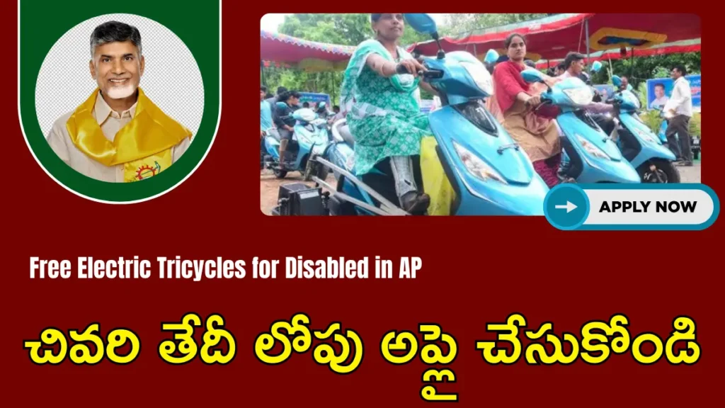 Free Electric Tricycles for Disabled in AP